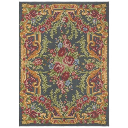 Safavieh Classic Vintage Cottage Rectangle Power Loomed RugsGrey & Rose 8 x 10 ft. CLV112F-8